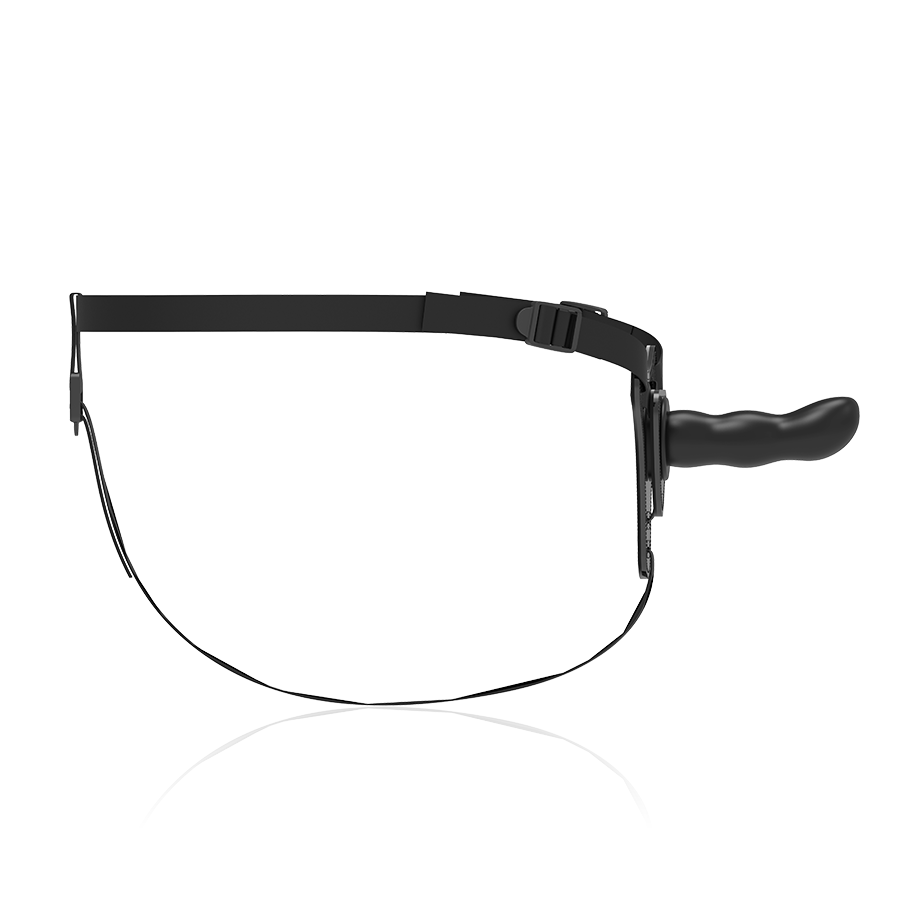 Fetish Submissive Harness - Silicona Negro G-Spot 16 Cm 4 Fetish Submissive Harness - Silicona Negro G-Spot 16 Cm - Imagen 4
