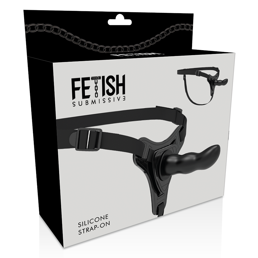 Fetish Submissive Harness - Silicona Negro G-Spot 16 Cm 5 Fetish Submissive Harness - Silicona Negro G-Spot 16 Cm - Imagen 5