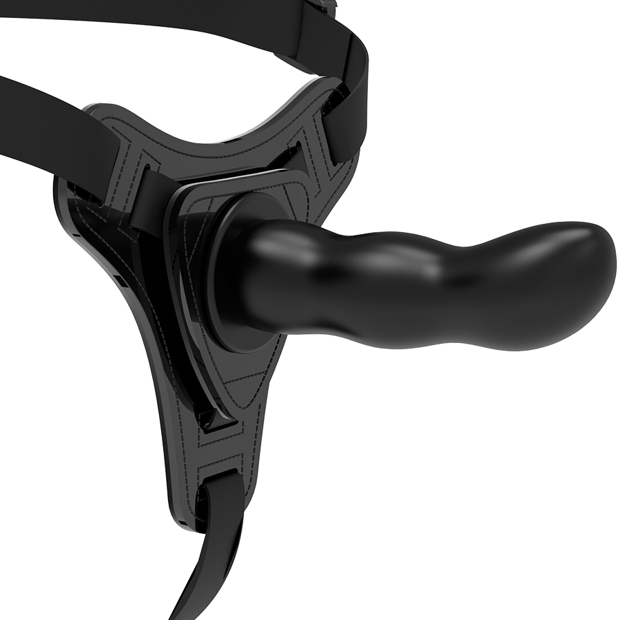 Fetish Submissive Harness - Silicona Negro G-Spot 16 Cm 1 Fetish Submissive Harness - Silicona Negro G-Spot 16 Cm
