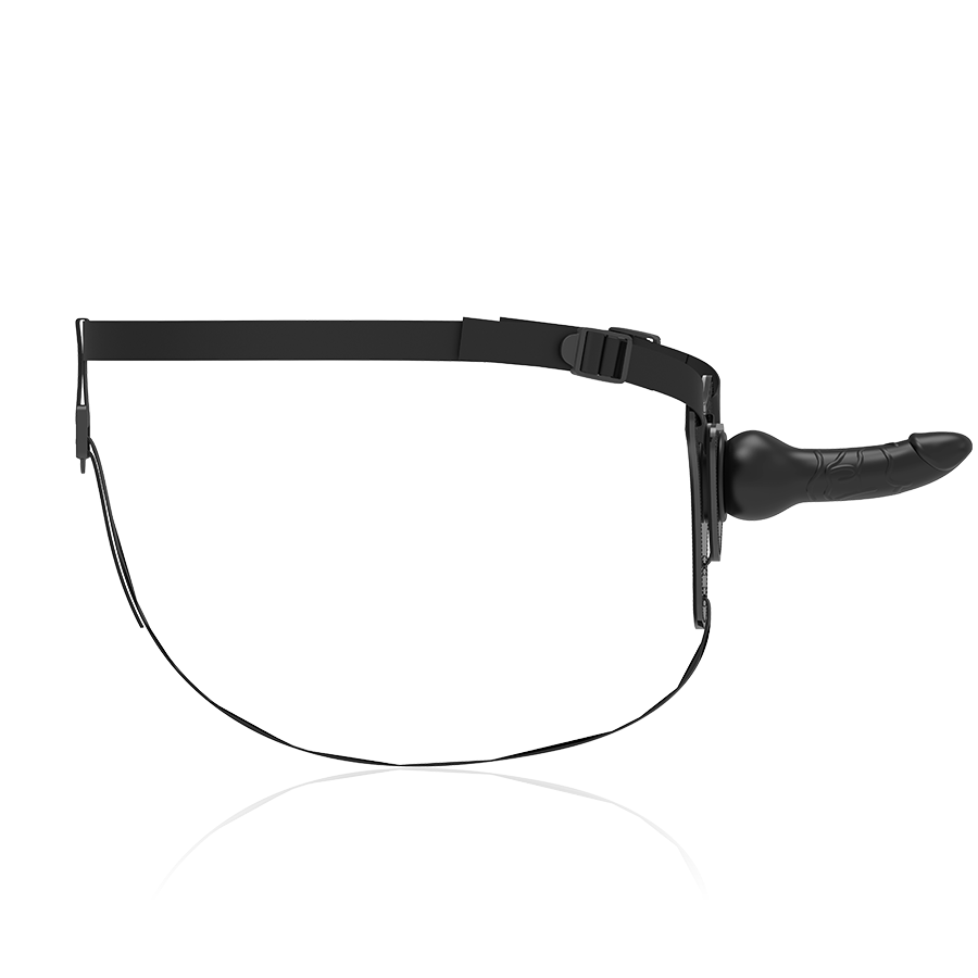 Fetish Submissive Harness - Silicona Negro Realistic 16 Cm 4 Fetish Submissive Harness - Silicona Negro Realistic 16 Cm - Imagen 4