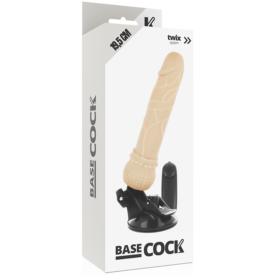 Basecock - Vibrador Realístico Control Remoto Natural 19.5 Cm -O- 4 Cm 4 Basecock - Vibrador Realístico Control Remoto Natural 19.5 Cm -O- 4 Cm - Imagen 4