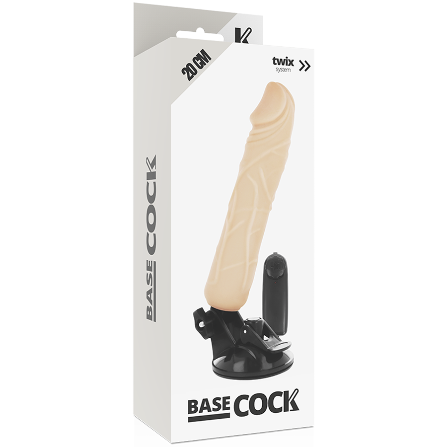 Basecock - Vibrador Realístico Control Remoto Natural 20 Cm -O- 4 Cm 4 Basecock - Vibrador Realístico Control Remoto Natural 20 Cm -O- 4 Cm - Imagen 4