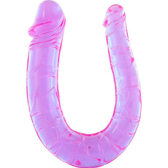Seven Creations - Pene Con Dos Cabezas De Gelatina Flexible 2 Seven Creations - Pene Con Dos Cabezas De Gelatina Flexible - Imagen 2