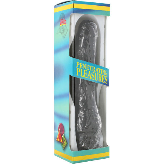 Seven Creations - Vinil P-Shape Vibrator Black Pene 20 Cm 2 Seven Creations - Vinil P-Shape Vibrator Black Pene 20 Cm - Imagen 2