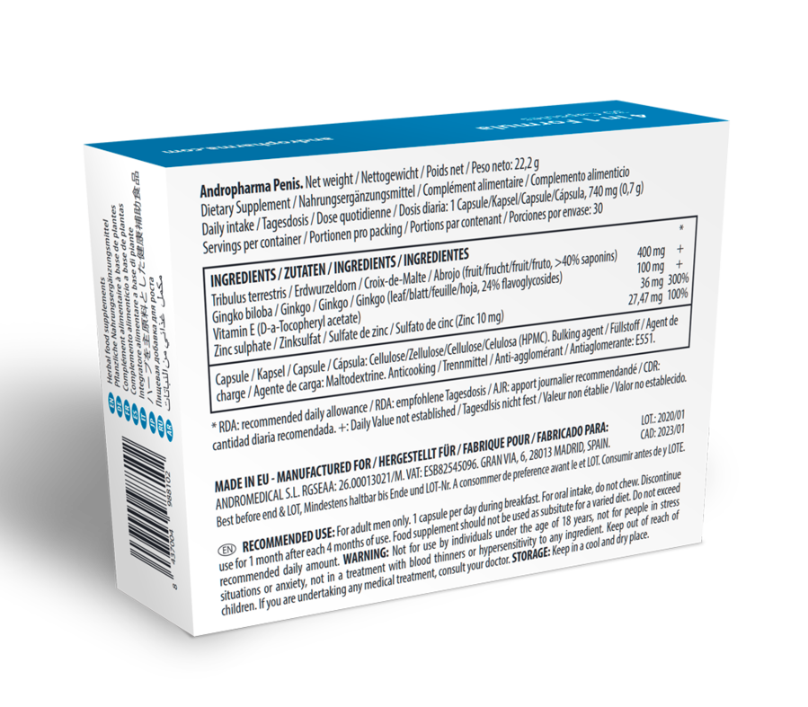 Andropharma Penis – Complemento Alimenticio Herbal Para El Bienestar Masculino 2 Andropharma Penis – Complemento Alimenticio Herbal Para El Bienestar Masculino - Imagen 2