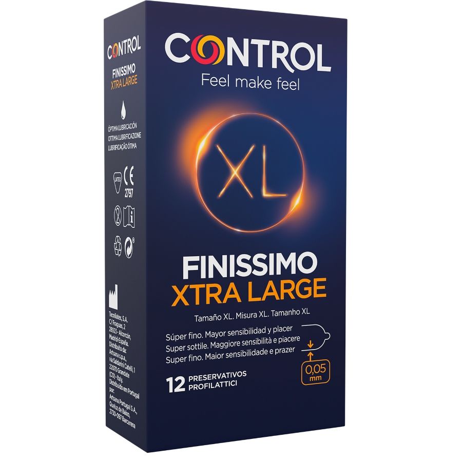 Control - Finissimo Xl Preservativos 12 Unidades 1 Control - Finissimo Xl Preservativos 12 Unidades