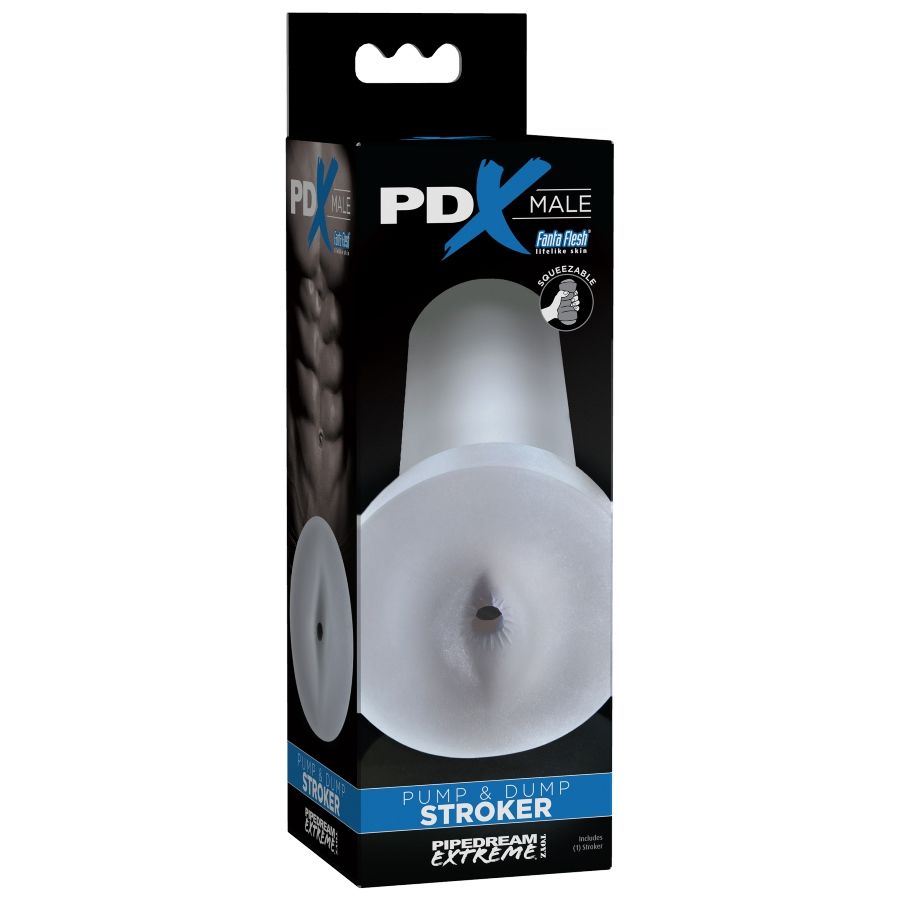 Pdx Male - Pump And Dump Stroker Masturbador - Transparente 2 Pdx Male - Pump And Dump Stroker Masturbador - Transparente - Imagen 2