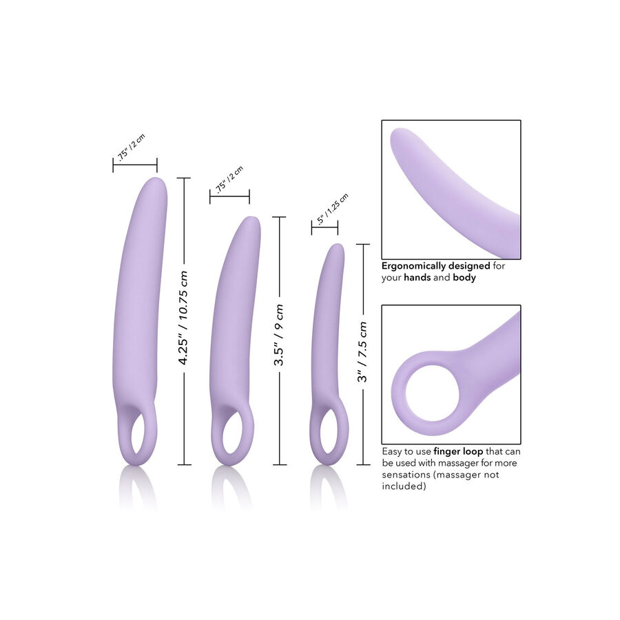 Calexotics - Dr Laura Berman Alena Set De 3 Dilatador Vaginal Silicona 3 Calexotics - Dr Laura Berman Alena Set De 3 Dilatador Vaginal Silicona - Imagen 3