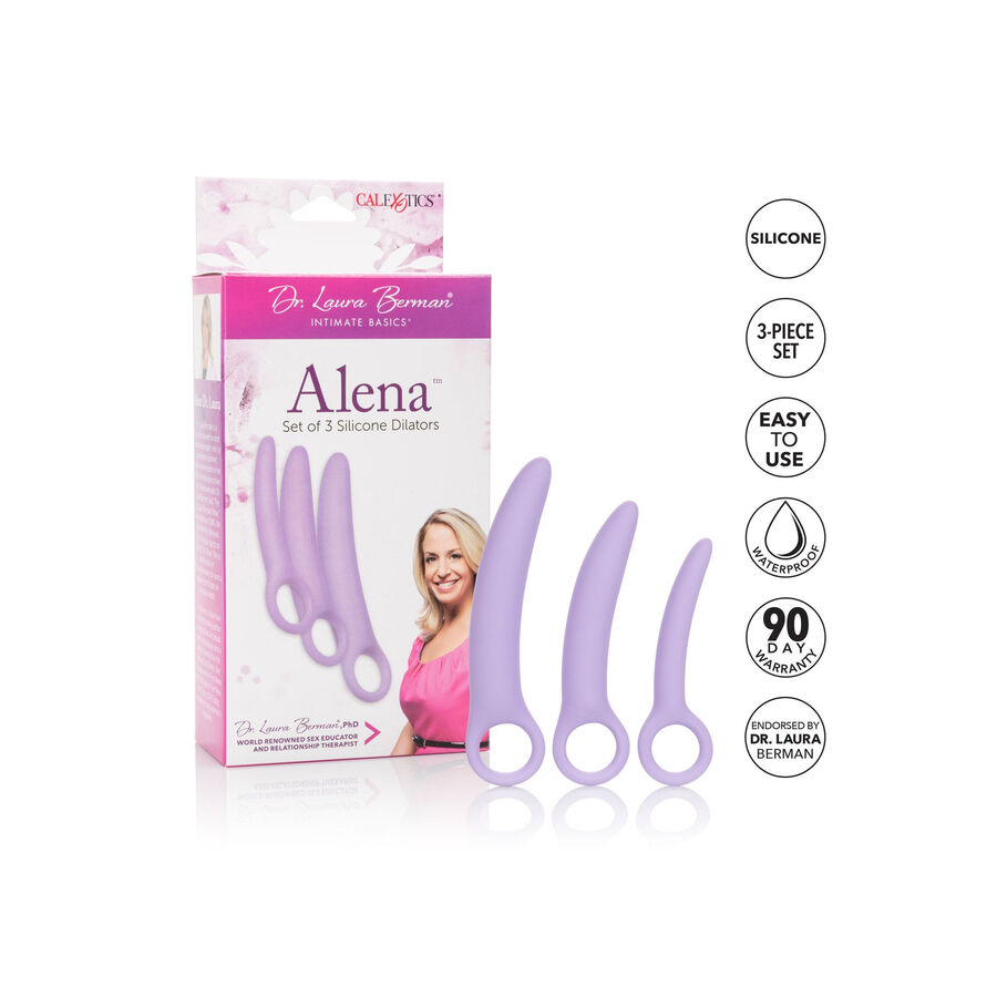 Calexotics - Dr Laura Berman Alena Set De 3 Dilatador Vaginal Silicona 4 Calexotics - Dr Laura Berman Alena Set De 3 Dilatador Vaginal Silicona - Imagen 4