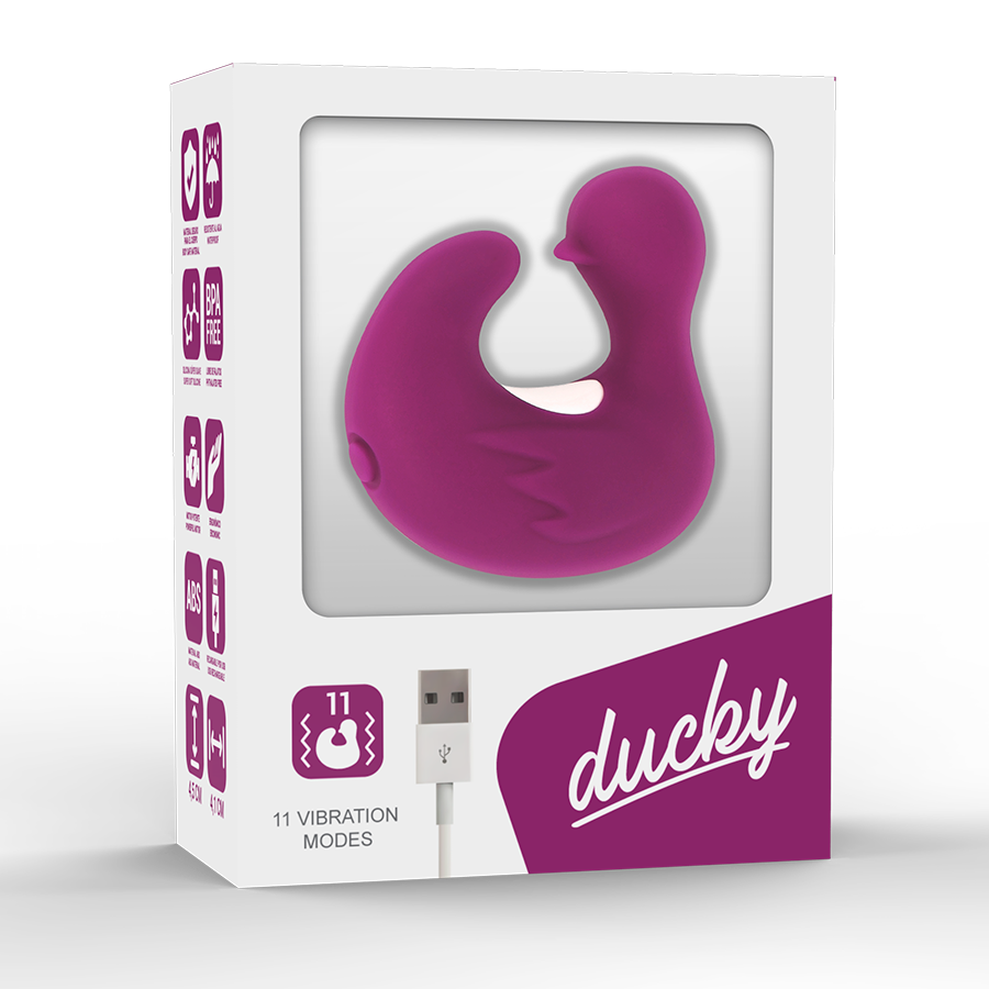 Coverme - Dedal Pato Estimulador De Silicona Recargable Duckymania 7 Coverme - Dedal Pato Estimulador De Silicona Recargable Duckymania - Imagen 7