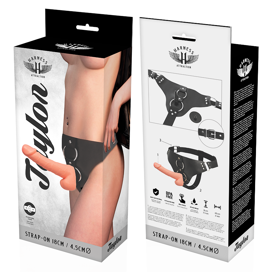 Harness Attraction - Arnés Taylor Deluxe 18 Cm -O- 4.5 Cm 6 Harness Attraction - Arnés Taylor Deluxe 18 Cm -O- 4.5 Cm - Imagen 6