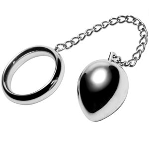 Metal Hard - Cock Ring 45mm + Cadena con Bola Metal