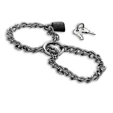 Metal Hard - Esposas Con Cadena De Acero Inox. 1 Metal Hard - Esposas Con Cadena De Acero Inox.