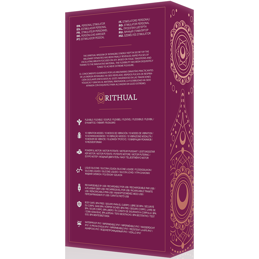 Rithual - Kriya Estimulador Punto-G Recargable Orquidea 9 Rithual - Kriya Estimulador Punto-G Recargable Orquidea - Imagen 9