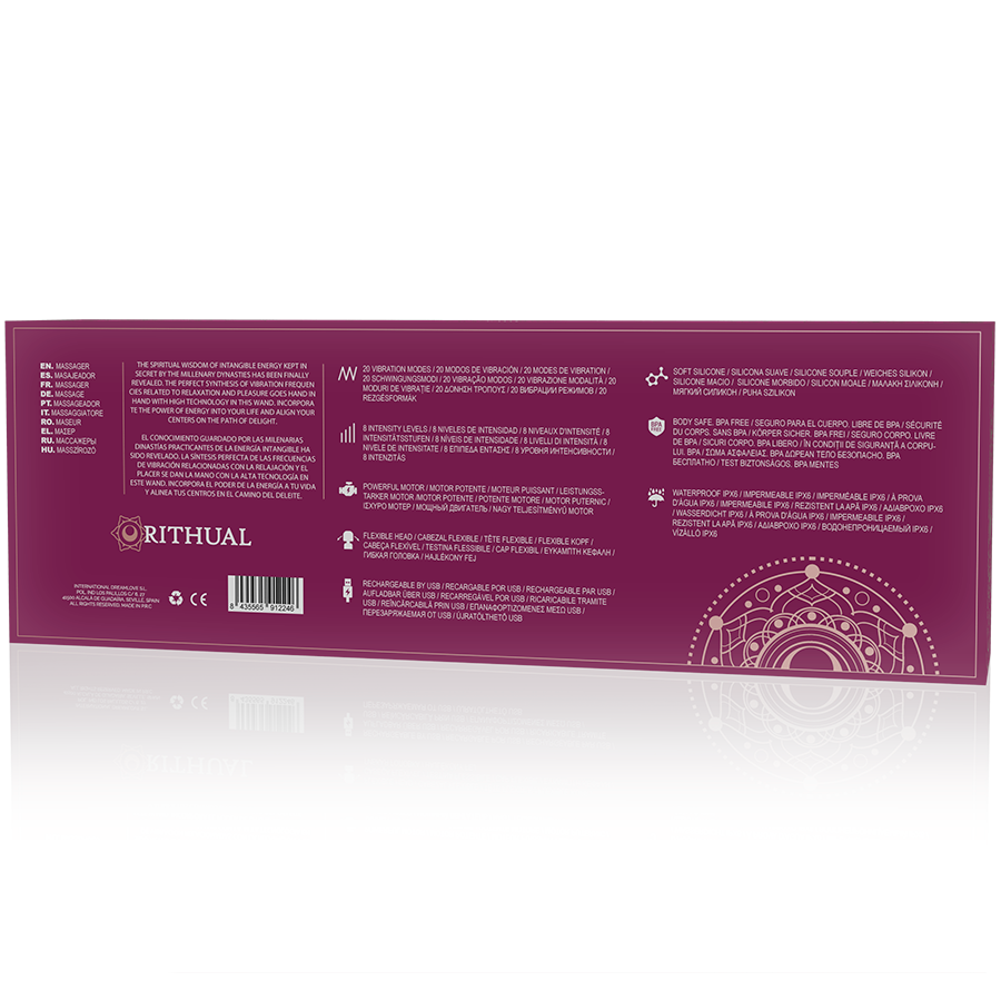 Rithual - Akasha Wand Recargable Potente 2.0 Orquidea 6 Rithual - Akasha Wand Recargable Potente 2.0 Orquidea - Imagen 6