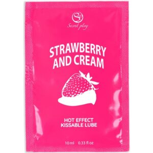 Secretplay - Monodosis Lubricante Fresas & Nata 10 Ml