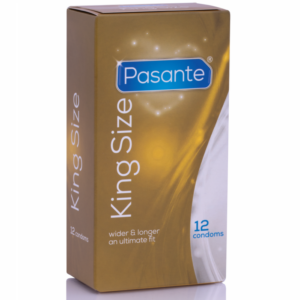 Pasante - Preservativos King Ms Largos y Anchos 12 Unidades