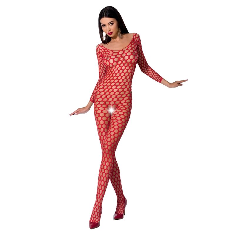Passion - Woman Bs077 Bodystocking Talla Unica Negro 3 Passion - Woman Bs077 Bodystocking Talla Unica Negro - Imagen 3