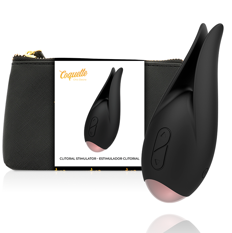Coquette Chic Desire - Estimulador Clítoris Negro / Gold Flor 1 Coquette Chic Desire - Estimulador Clítoris Negro / Gold Flor