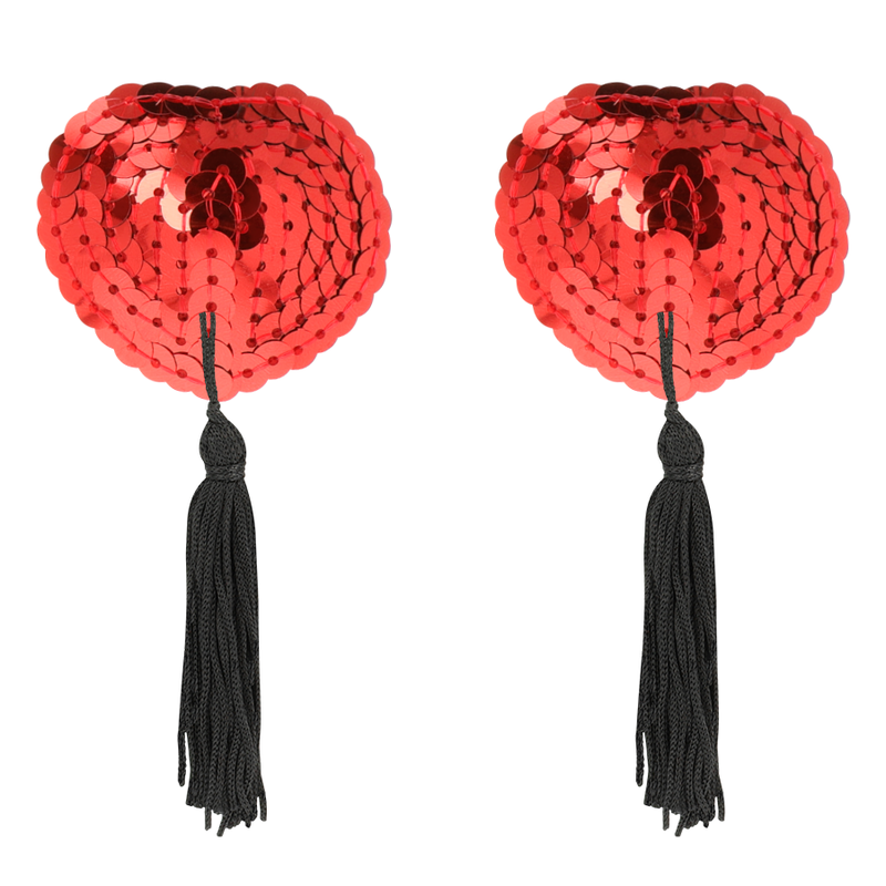 Coquette Chic Desire - Cubre Pezones Rojo 3 Coquette Chic Desire - Cubre Pezones Rojo - Imagen 3