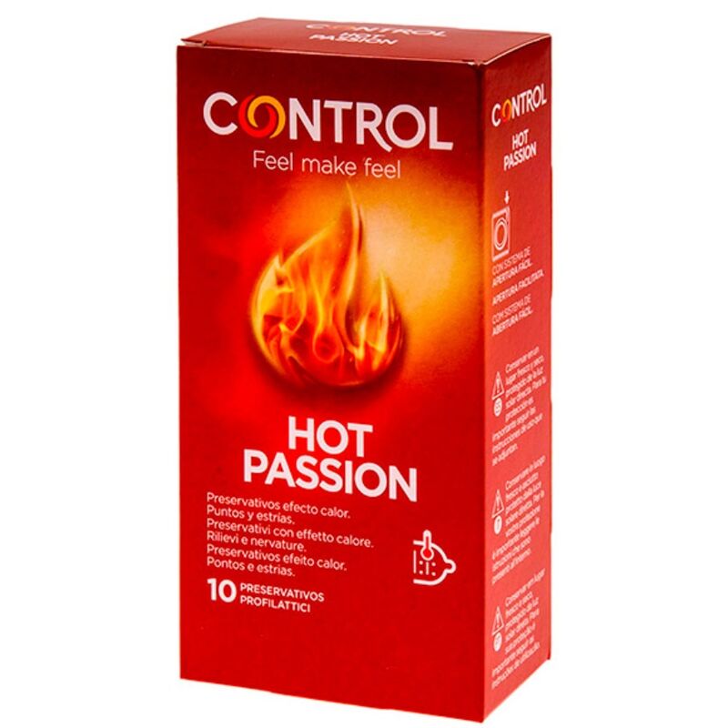 Control - Hot Passion Preservativos Efecto Calor 10 Unidades 1 Control - Hot Passion Preservativos Efecto Calor 10 Unidades