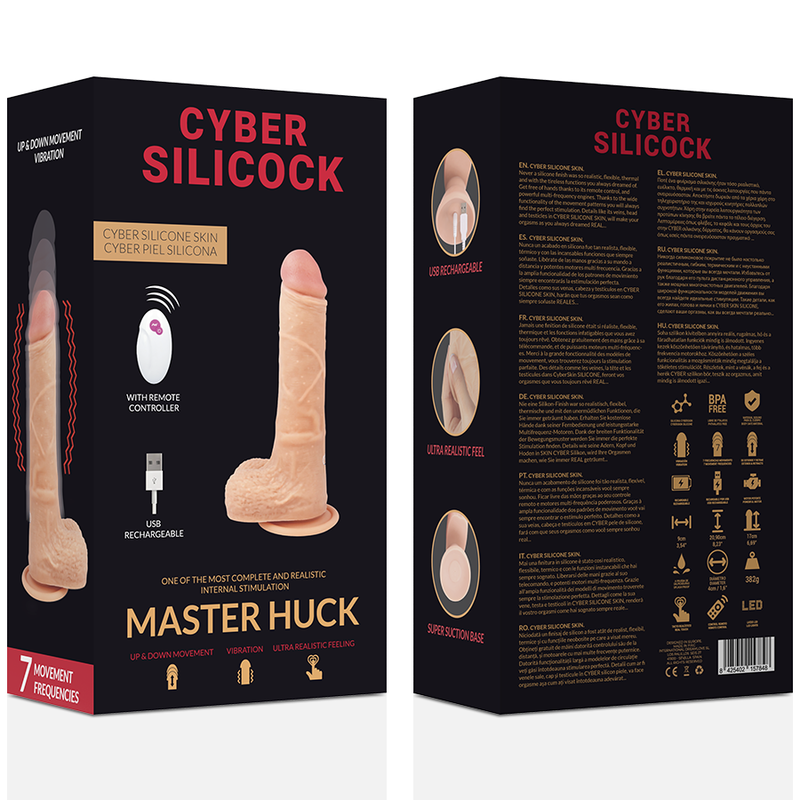 Cyber Silicock - Realístico Control Remoto Master Huck 20.9 Cm -O- 4 Cm 7 Cyber Silicock - Realístico Control Remoto Master Huck 20.9 Cm -O- 4 Cm - Imagen 7