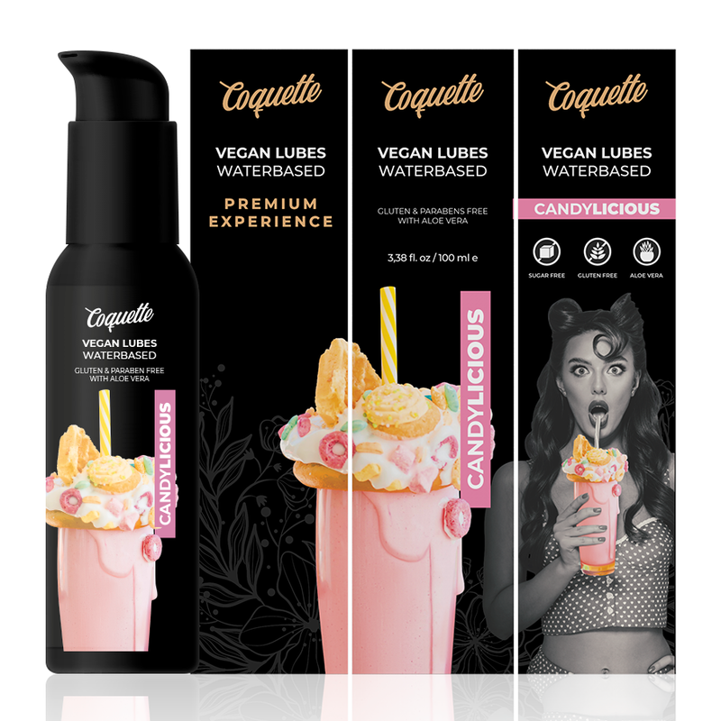 Coquette Chic Desire - Premium Experience Lubricante Vegano Candylicious 100Ml 3 Coquette Chic Desire - Premium Experience Lubricante Vegano Candylicious 100Ml - Imagen 3