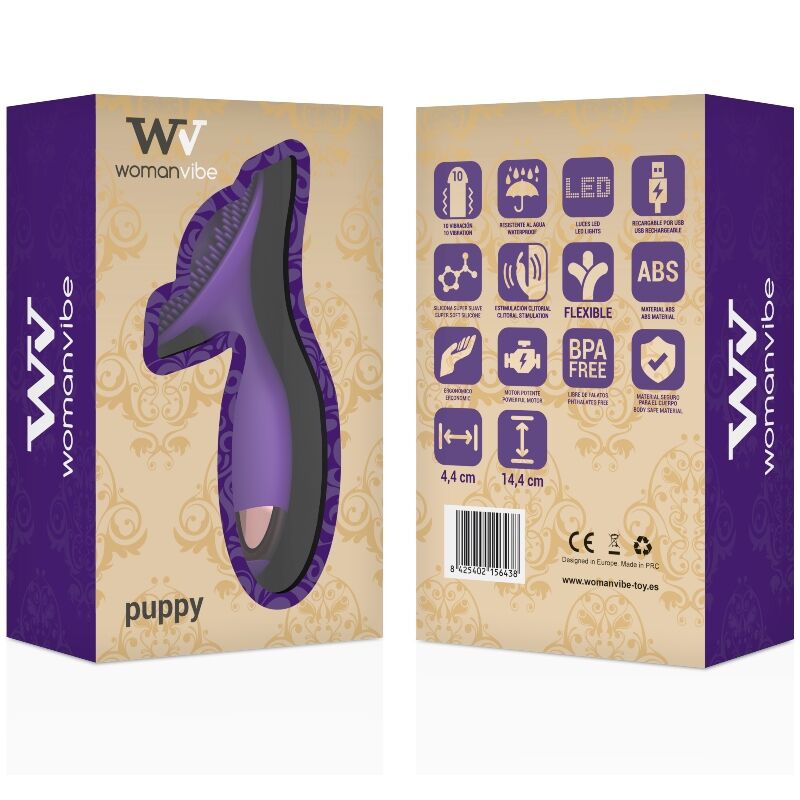 Womanvibe - Puppy Estimulador Recargable Silicona 2 Womanvibe - Puppy Estimulador Recargable Silicona - Imagen 2